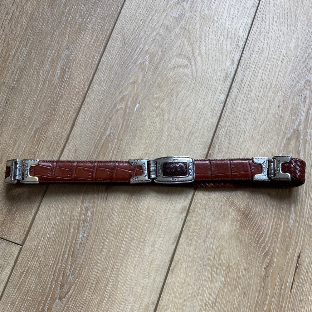 Brighton Belt Womens Brown Leather 9A107 Size ML 32